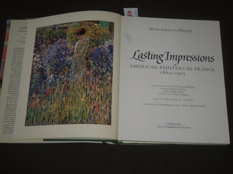 1992 LASTING IMPRESSIONS PUB. BY MUSEE AMERICAIN GIVERNY BOOK - KD 4097