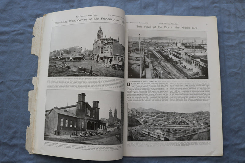 1916 JULY 20 SAN FRANCISCO NEWS LETTER MAGAZINE - 60TH ANNIVERSARY - SP 4785E