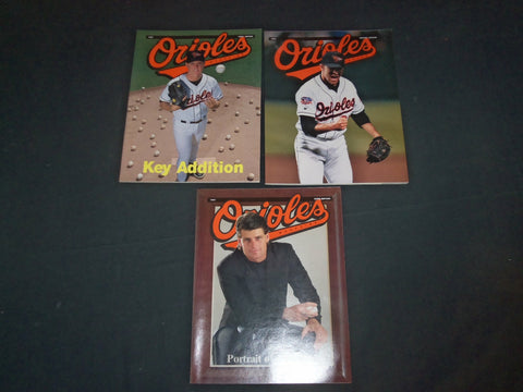 1997 BALTIMORE ORIOLES MAGAZINE - LOT OF 3 - O 2224D