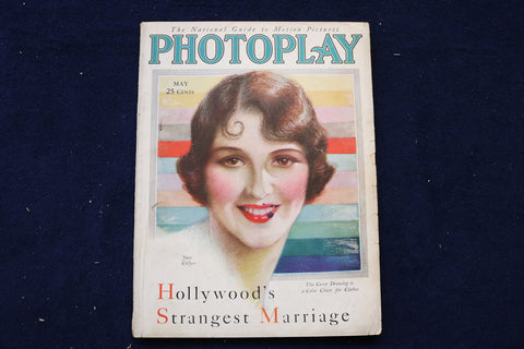 1929 MAY PHOTOPLAY MAGAZINE - JUNE COLLYER COVER - E 17815