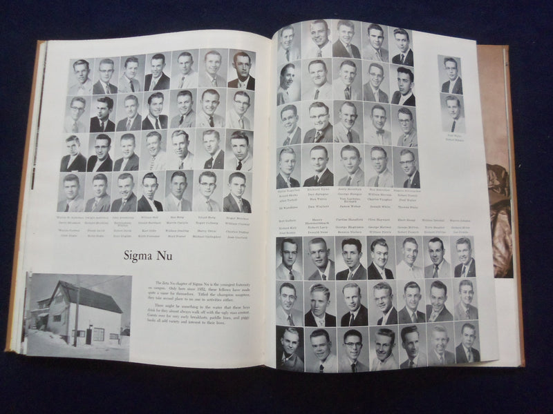 1956 MONTANAN MONTANA STATE UNIVERSITY YEARBOOK - BOZEMAN, MONTANA - YB 3098