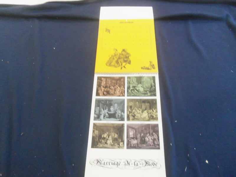 1977 THE LAUGHING AUDIENCE CALENDAR - GREAT ILLUSTRATIONS - ST 2648K