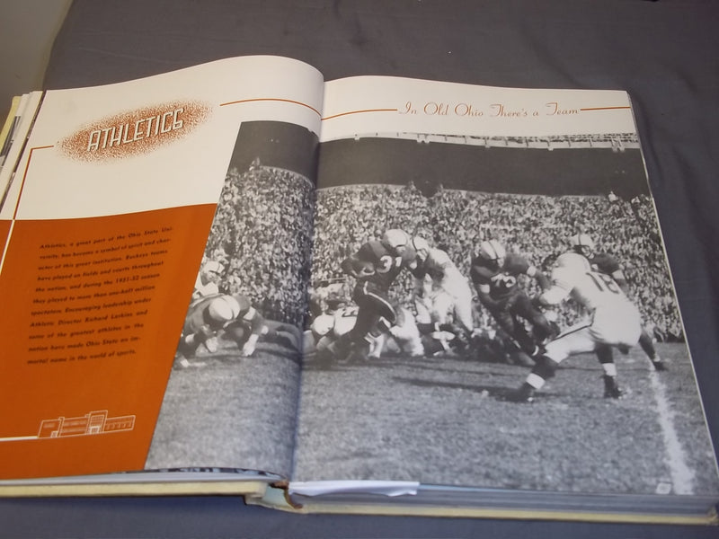 1952 MAKIO THE OHIO STATE UNIVERSITY YEARBOOK - VIC JANOWICZ BUCKEYES - YB 1729