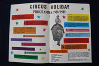 1983-1989 CIRCUS HOLIDAY PROGRAMS - LOT OF 3 - O 3532
