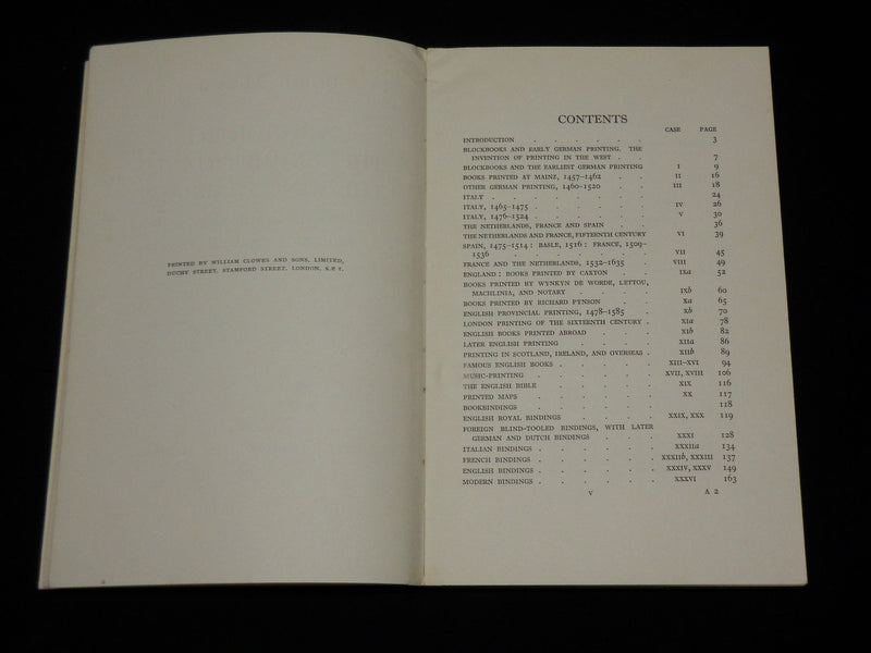 1939 THE KING'S LIBRARY EXHIBITION GUIDE - BRITISH MUSEUM - J 6516