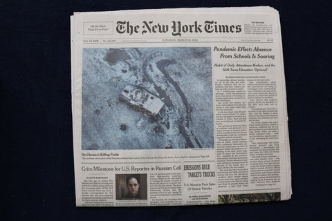 2024 MARCH 30 NEW YORK TIMES - PANDEMIC EFFECT: ABSENCE FROM SCHOOLS IS SOARING