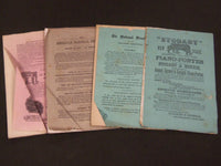 1852-1866 THE AMERICAN NATIONAL PREACHER MAGAZINE LOT OF 4 ISSUES - WR 430