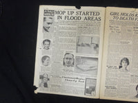 1937 FEBRUARY 7 NEW YORK SUNDAY MIRROR - HUGE TOLL IN RECORD FLOOD - NP 2339