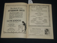 1931 NINA ROSA - SAM'S SHUBERT THEATRE PROGRAM - BETTY DAVIS - J 5665