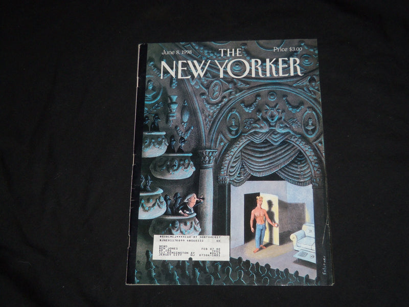 1998 JUNE 8 THE NEW YORKER MAGAZINE - ILLUSTRATED COVER - NY 1846