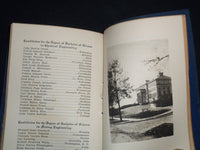 1927 WISCONSIN COMMENCEMENT WEEK BOOK - J 9021