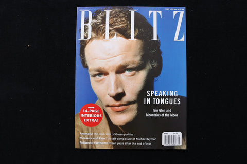 1990 MAY BLITZ MAGAZINE - IAN GLEN COVER - E 24400