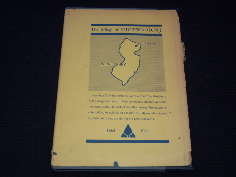 1964 THE HISTORY OF A VILLAGE BOOK - RIDGEWOOD NEW JERSEY - KD 7915