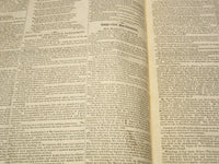 1827-1828 THE ALBION WEEKLY GAZETTE BOUND VOLUME NO. 6 - NEW YORK - R 89Y
