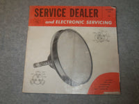 1956-1957 SERVICE DEALER AND ELECTRONIC SERVICING MANUAL - LOT OF 4 - J 6289