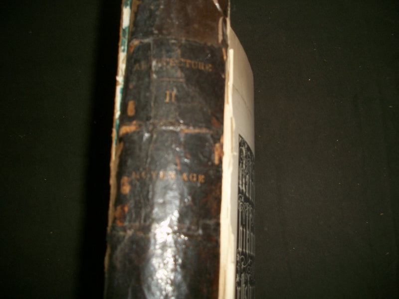 1860 ARCHITECTURE VOLUME II - MOYAN AGE - FRENCH - NICE PLATES - KD 3036