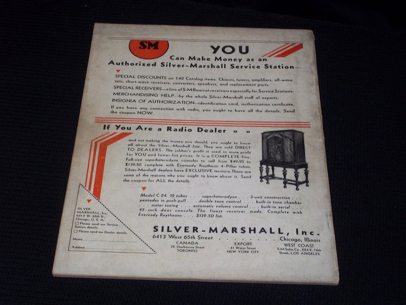 1932 MAY RADIO CALL BOOK & TECHNICAL REVIEW MAGAZINE - SPEECH INPUT - E 6296