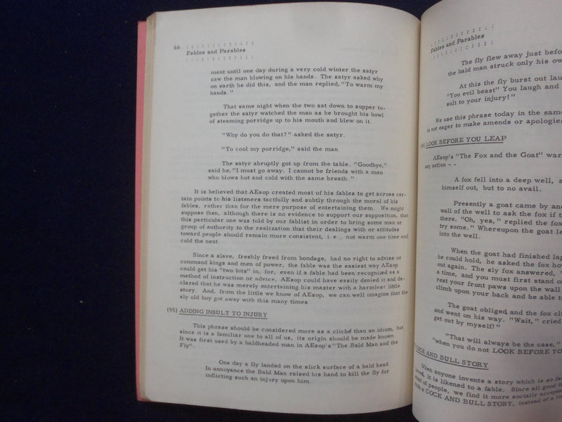 1961 STORIES ABOUT IDIOMS BY RUDOLPH F. WAGNER AND MARNEY H. WAGNER - J 9420