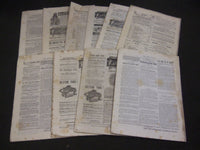 1880-1881 THE CHAUTAUQUAN MAGAZINE LOT OF 10 ISSUES - WR 782