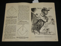 1940'S ROGERS HORNSBY HOW TO HIT AND PLAY THIRD BASE BOOK - J 6917