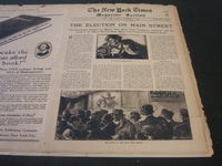 1923-1924 NEW YORK TIME MAGAZINE SECTIONS LOT OF 23 DIFFERENT ISSUES - NTL 67
