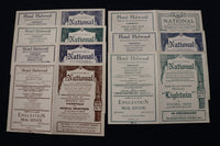 1928 NATIONAL THEATRE PROGRAMS - CHICAGO - LOT OF 7 - K 1783