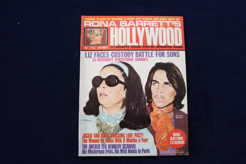 1969 DEC RONA BARRETT'S HOLLYWOOD MAGAZINE - ELIZABETH TAYLOR COVER - E 12889