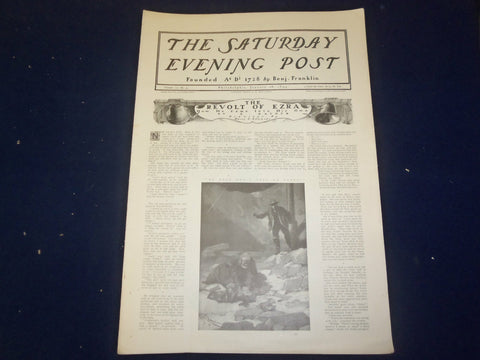 1899 JANUARY 28 THE SATURDAY EVENING POST MAGAZINE - NICE ILLUSTRATIONS - B 6692