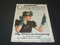 1938 JUNE WOMAN'S HOME COMPANION MAGAZINE - ILLUSTRATED COVER - SP 7001