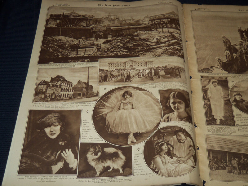 1920 FEBRUARY 8 NEW YORK TIMES PICTURE SECTION - REICHSTAG SCENE - NT 9506