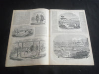 1853 NOVEMBER 19 ILLUSTRATED NEWS MAGAZINE - HORSE-RACES OF JAPANESE - B 5531Y
