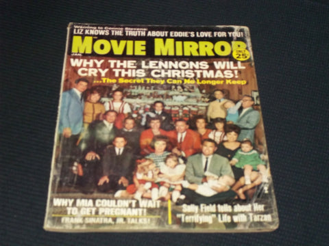 1967 JANUARY MOVIE MIRROR MAGAZINE - THE LENNONS FRONT COVER - E 16462