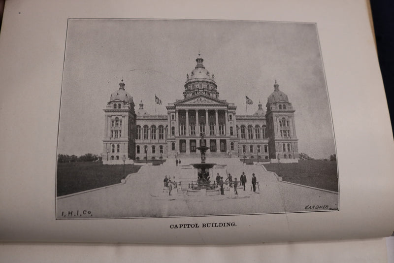 1898 IOWA OFFICIAL REGISTER - HARDCOVER BOOK - K 1771