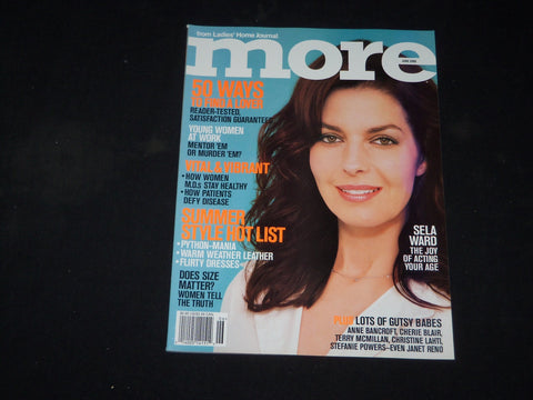 2000 JUNE MORE MAGAZINE - SELA WARD COVER - B 270