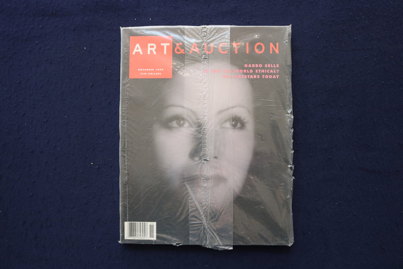 1990 NOVEMBER ART & AUCTION MAGAZINE - GRETA GARBO COVER - E 18506