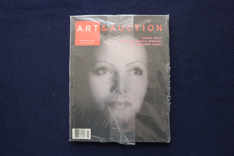 1990 NOVEMBER ART & AUCTION MAGAZINE - GRETA GARBO COVER - E 18506