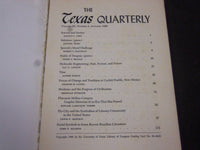 1960 AUTUMN THE TEXAS QUARTERLY MAGAZINE VOLUME 3 NO. 3 - II 8010