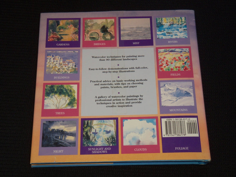 1996 ENCYCLOPEDIA OF WATERCOLOR TECHNIQUES FOR LANDSCAPE BOOK BY SOAN - KD 6494Q