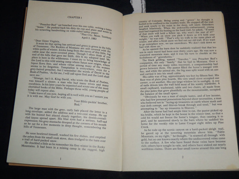 1979 PINE CITY MONTANA TERRITORY BOOK INSCRIBED BY GARNET STEPHENSON - J 8717
