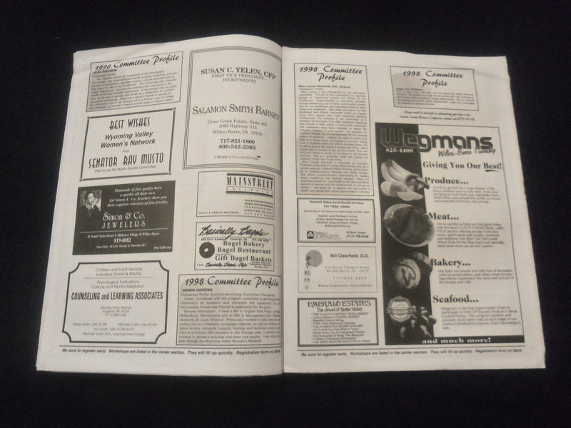 1998 JUNE 6 LUZERNE COUNTY WOMEN'S CONFERENCE NEWSPAPER -KERRY K. CUOMO- NP 6148