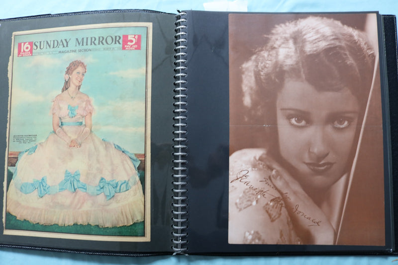 MOVIE STAR MAGAZINE PHOTOS SCRAPBOOK - JAYNE MANSFIELD - JEANETTE MACDONALD- #16