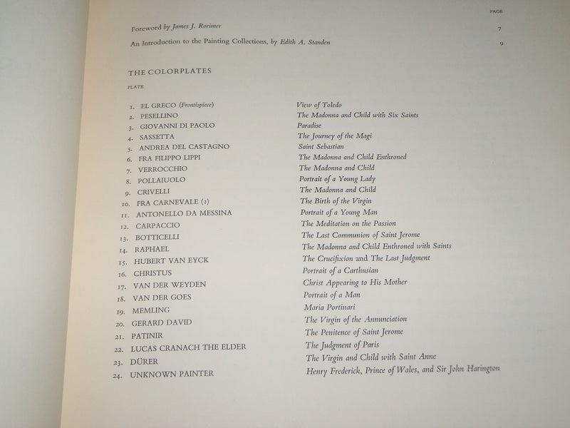 1959 GREAT PAINTINGS FROM THE METROPOLITAN MUSEUM OF ART BOOK - PLATES - D 223