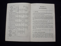 1940'S INSTRUCTION BULLETIN FOR 101-1 TWO-WIRE APPLIQUE SOFTCOVER BOOK - J 9631