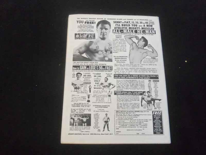 1961 MARCH GREAT MOMENTS IN SPORTS MAGAZINE - JOHANSSON VS. PATTERSON - J 7721