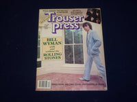 1981 DECEMBER TROUSER PRESS MAGAZINE - BILL WYMAN COVER - SP 9617