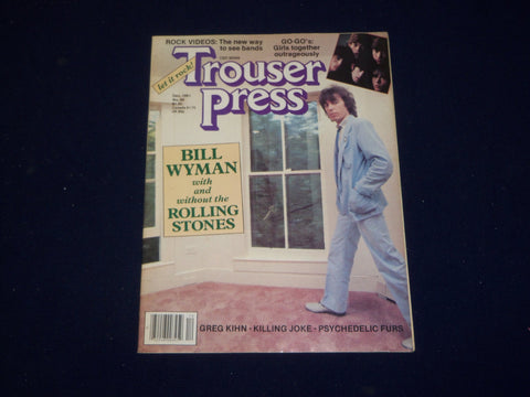 1981 DECEMBER TROUSER PRESS MAGAZINE - BILL WYMAN COVER - SP 9617