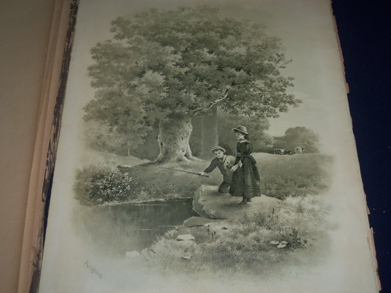 LATE 1800'S SIX MONOCHROME LANDSCAPE STUDIES BY ALBERT BOWERS NO. 192 - WR 1128M