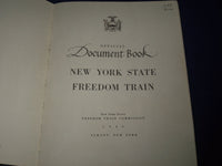 1949 NEW YORK STATE FREEDOM TRAIN OFFICIAL DOCUMENT BOOK - SOFTCOVER - KD 2264