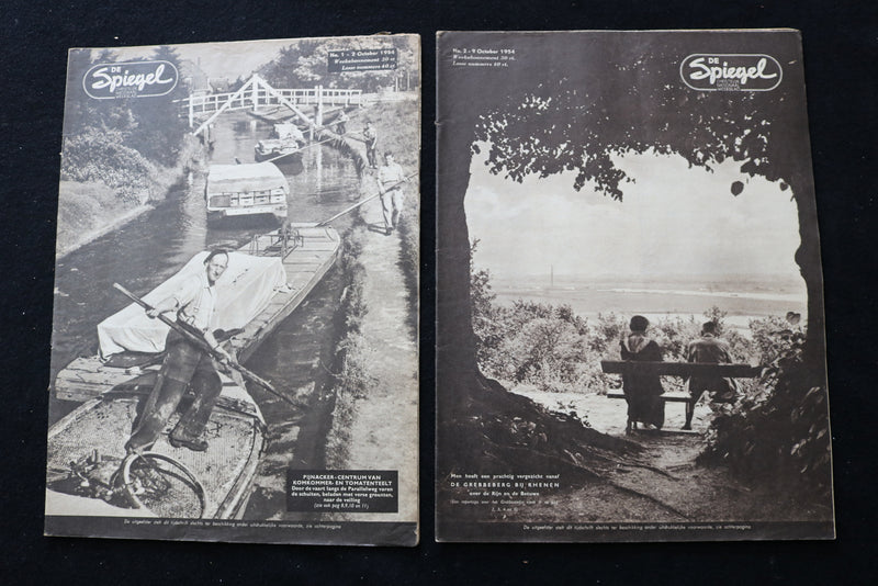1954 DE SPIEGEL CHRISTELUK NATIONAAL MAGAZINE - LOT OF 21 - DUTCH - O 3705