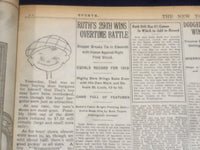 1920 JULY 16 NEW YORK TIMES - RESOLUTE DISABLED, SHAMROCK IV WINS - NT 9331